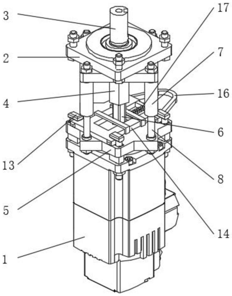 一種懸掛式永磁同步電機(jī)的制作方法