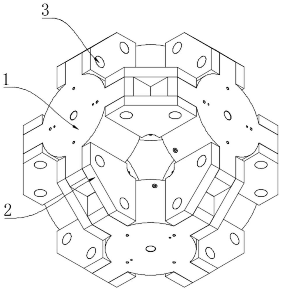 一種大腔體六面頂壓機結構的制作方法