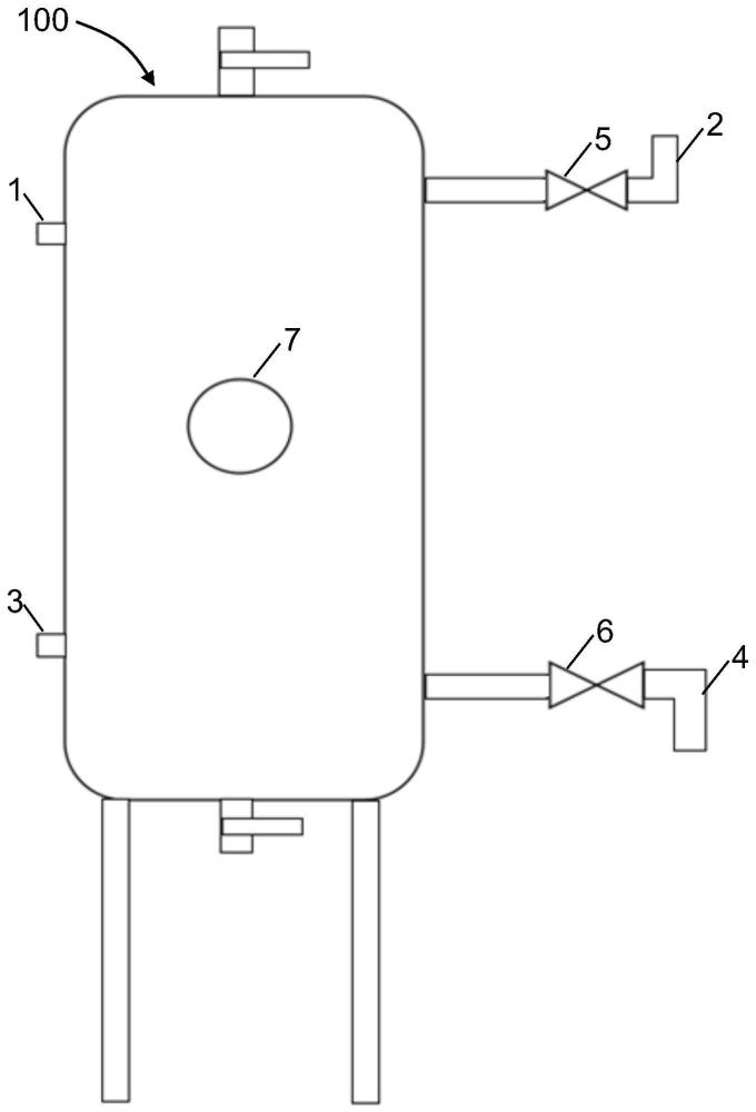 一種用于焚燒爐煙氣再熱器的凝液收集罐的制作方法