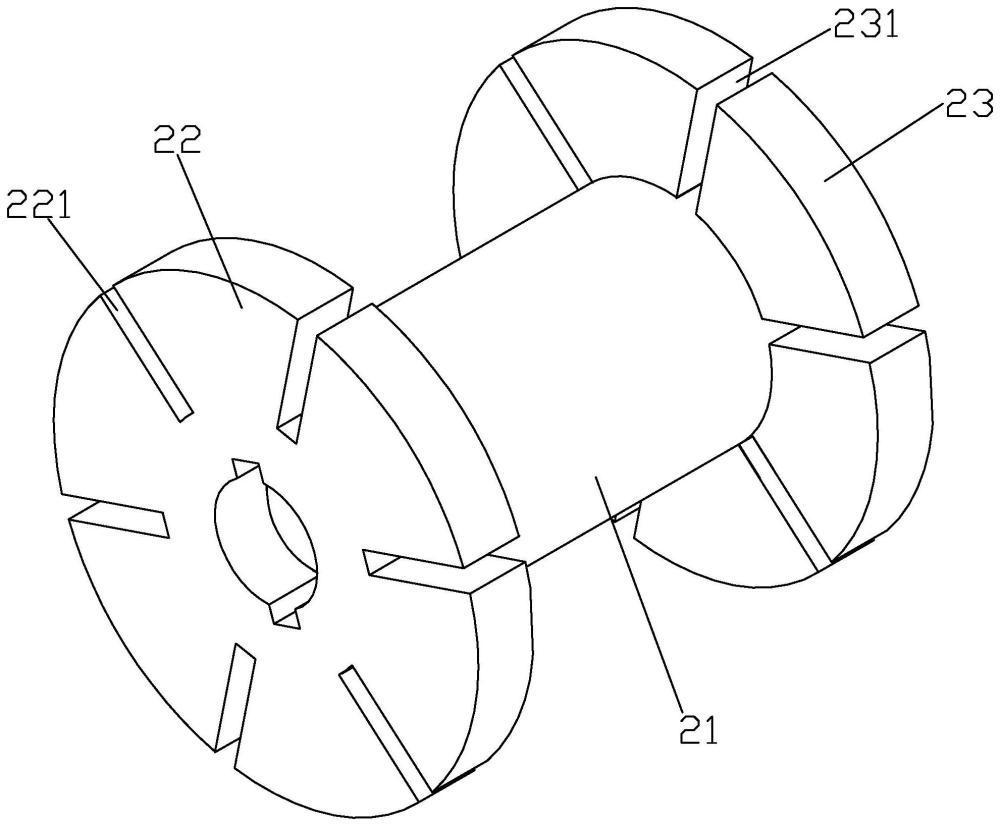 一種分絲機(jī)卷筒安裝機(jī)構(gòu)的支撐骨架的制作方法