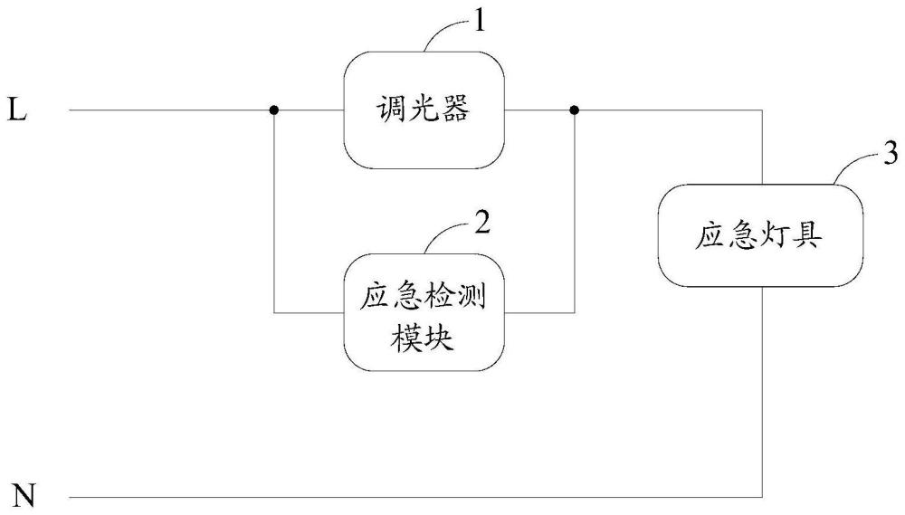 一種應(yīng)急燈具控制電路的制作方法