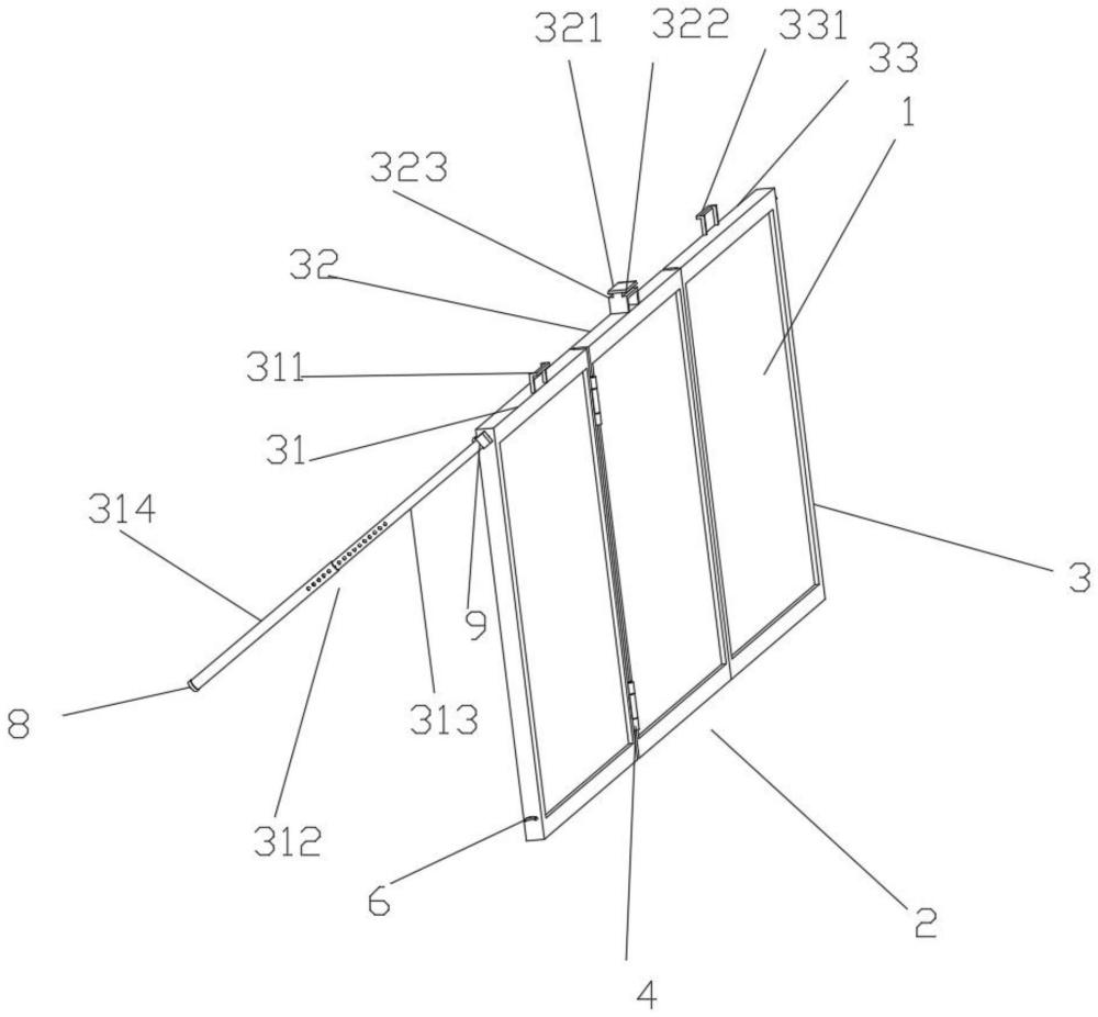 一種太陽(yáng)能發(fā)電板折疊結(jié)構(gòu)的制作方法