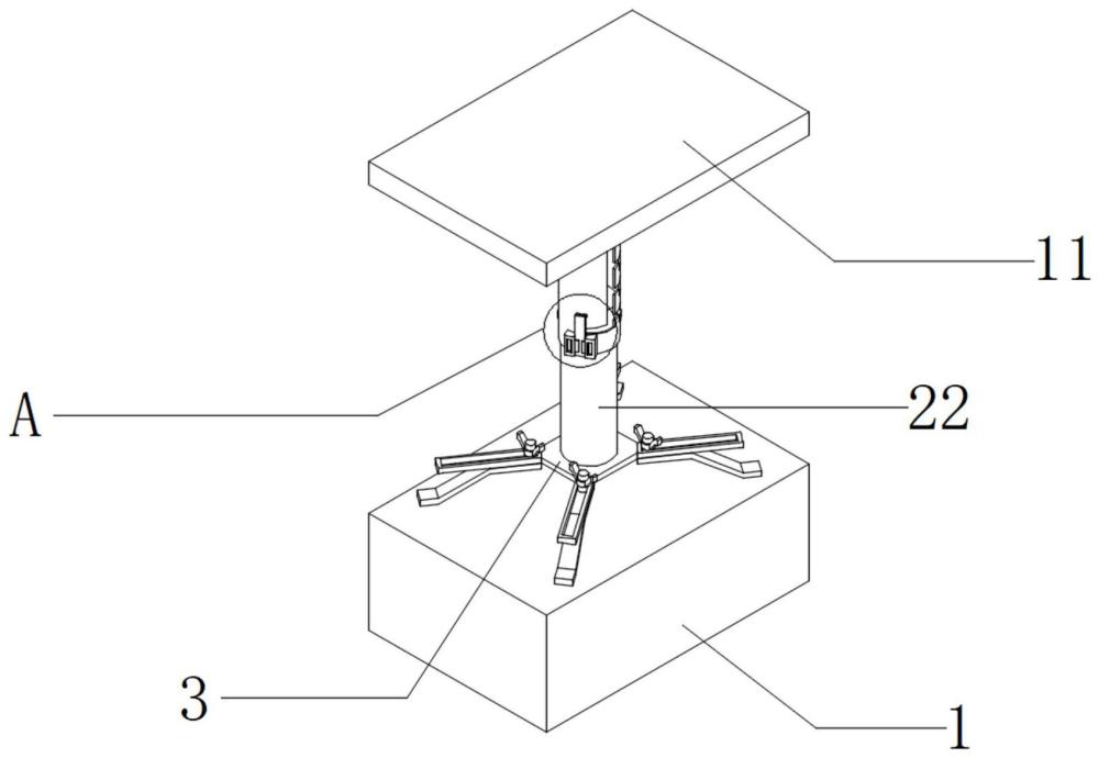 一種安裝具有調(diào)節(jié)結(jié)構(gòu)的教室投影儀的制作方法