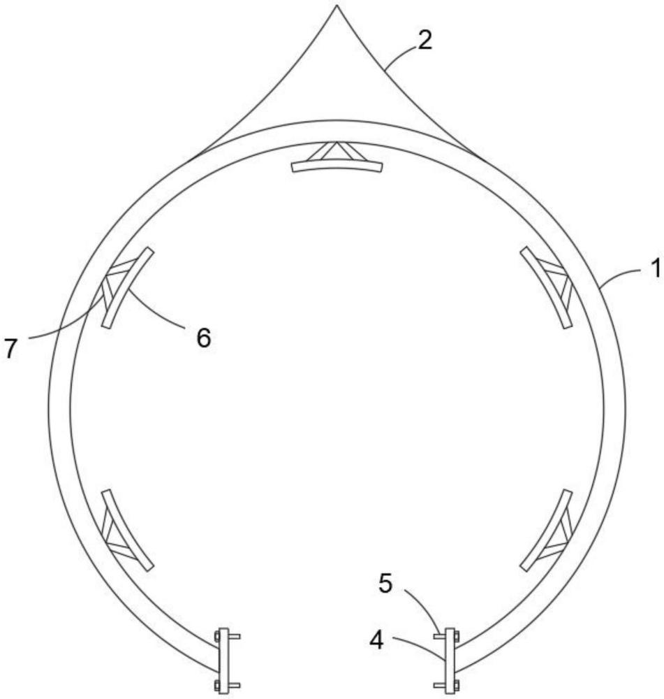 一種風(fēng)力發(fā)電用機(jī)箱的防護(hù)裝置的制作方法