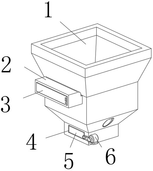 一種穩(wěn)定下料調(diào)配庫定量給料機(jī)的制作方法