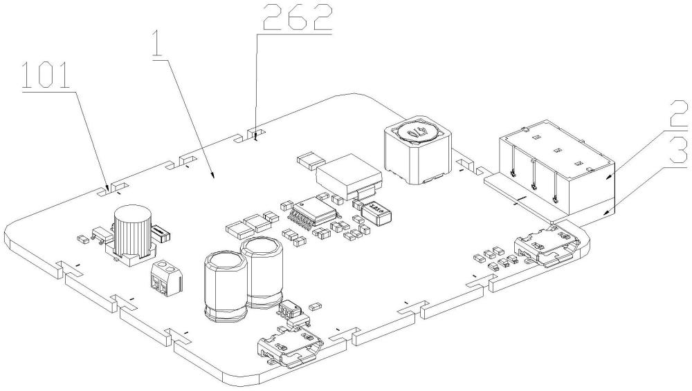 一種帶線束固定的PCB板的制作方法