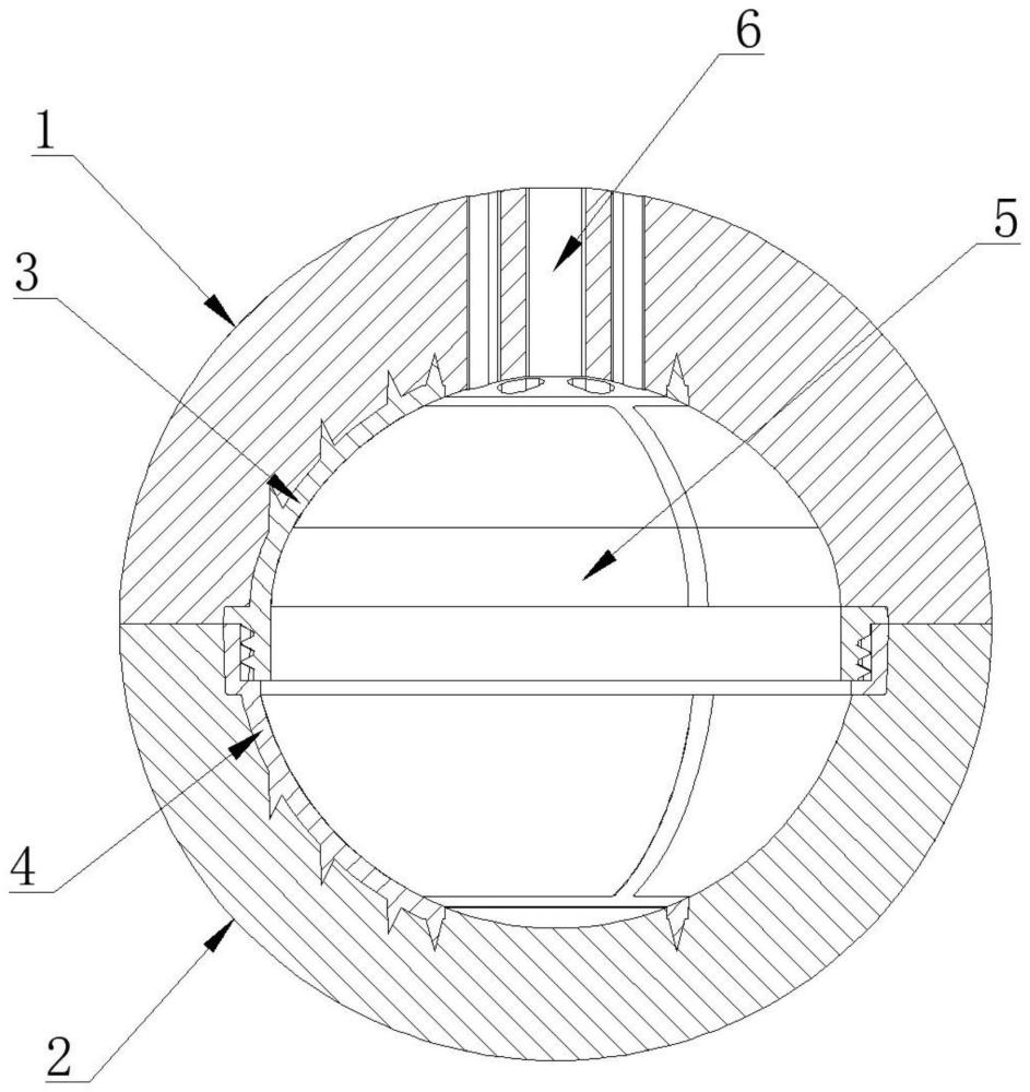 一種空心組合式寵物玩具球的制作方法