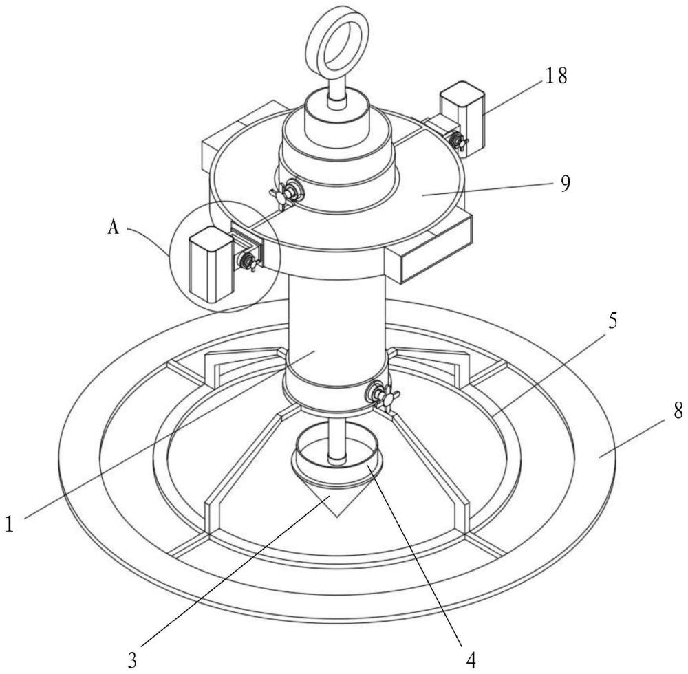 具有探測功能的沉積物柱狀取樣器