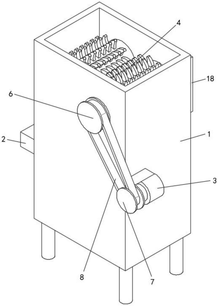 一種建筑廢料粉碎機(jī)械的制作方法