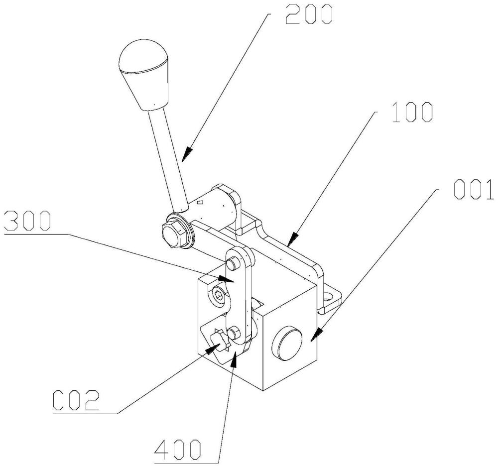 一種挖掘機安全閥的操控機構及具有其的挖掘機的制作方法