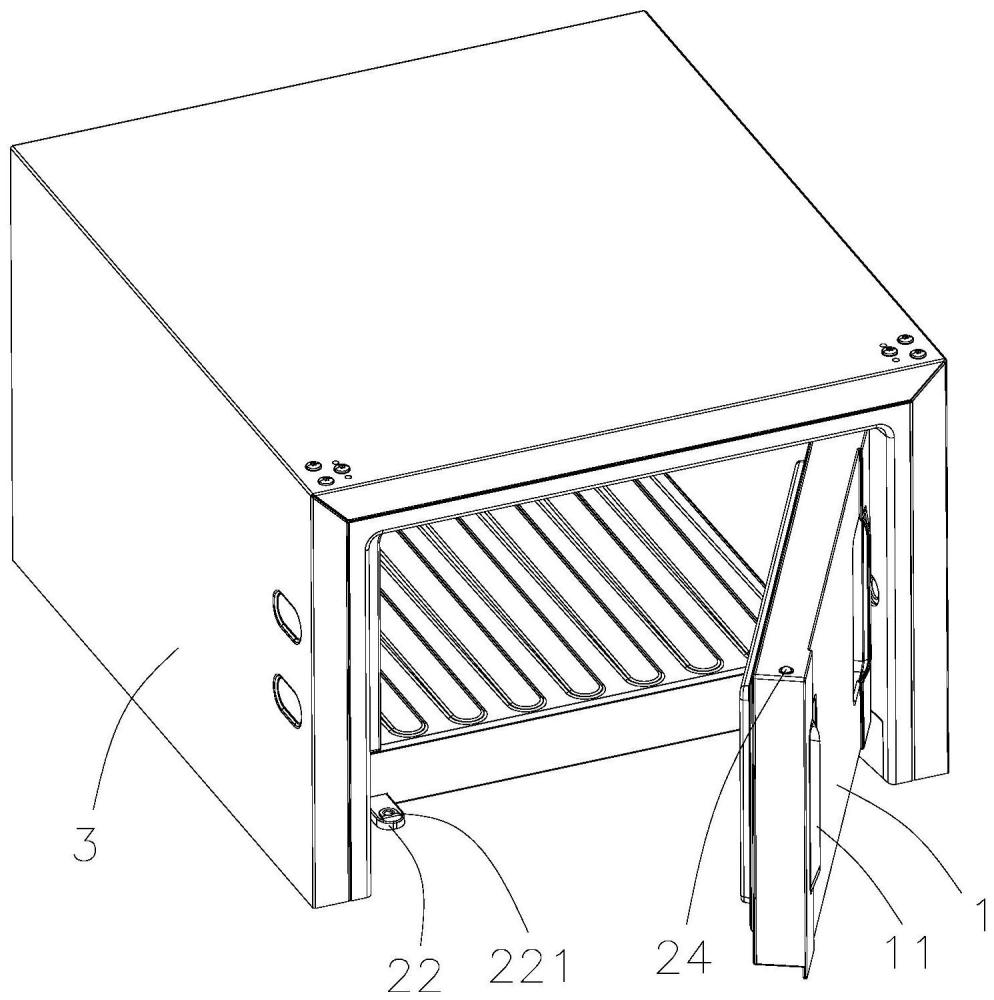 雙開門冰箱內(nèi)門機(jī)構(gòu)以及車載冰箱的制作方法