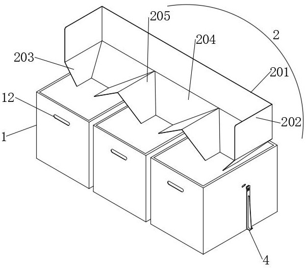 一種電能表破拆用廢料收集裝置的制作方法