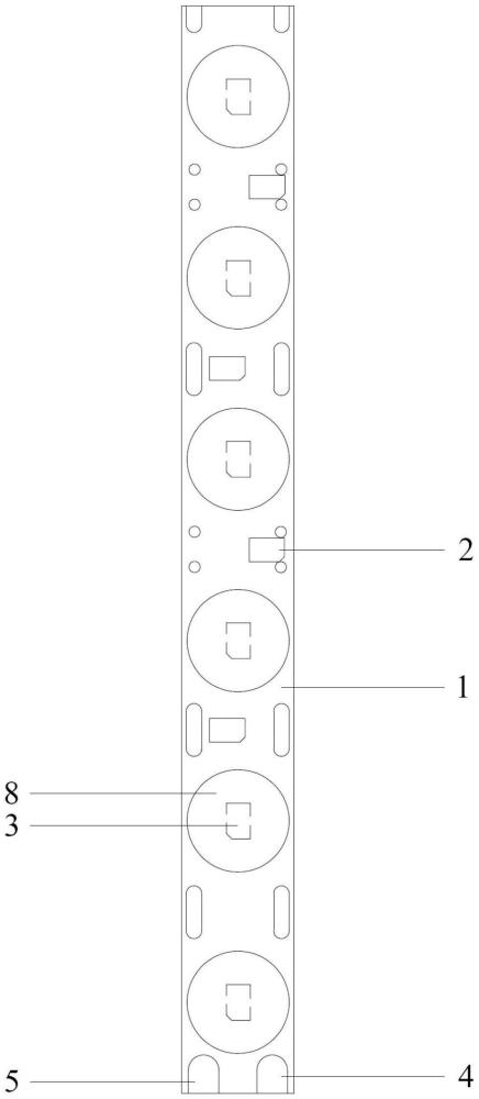 一種20米內(nèi)無壓降任意剪恒流低壓透鏡燈帶的制作方法