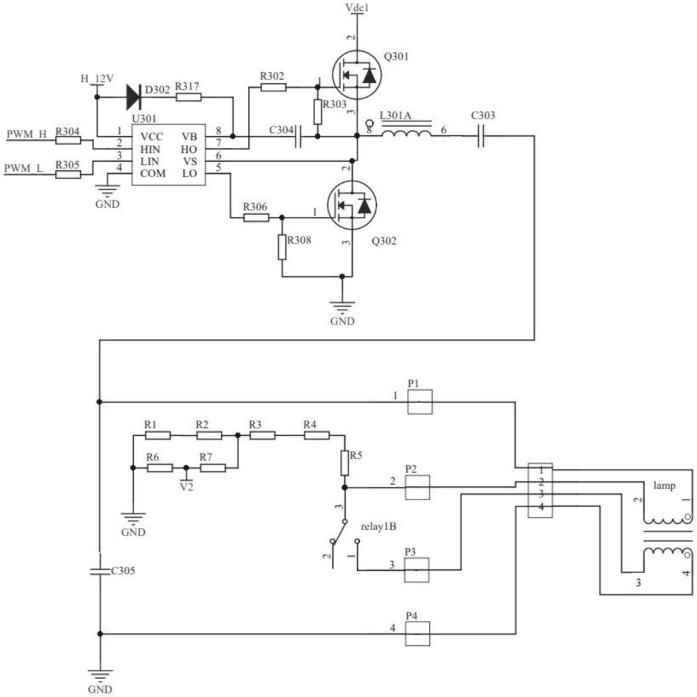 一種紫外燈連接狀態(tài)檢測電路的制作方法