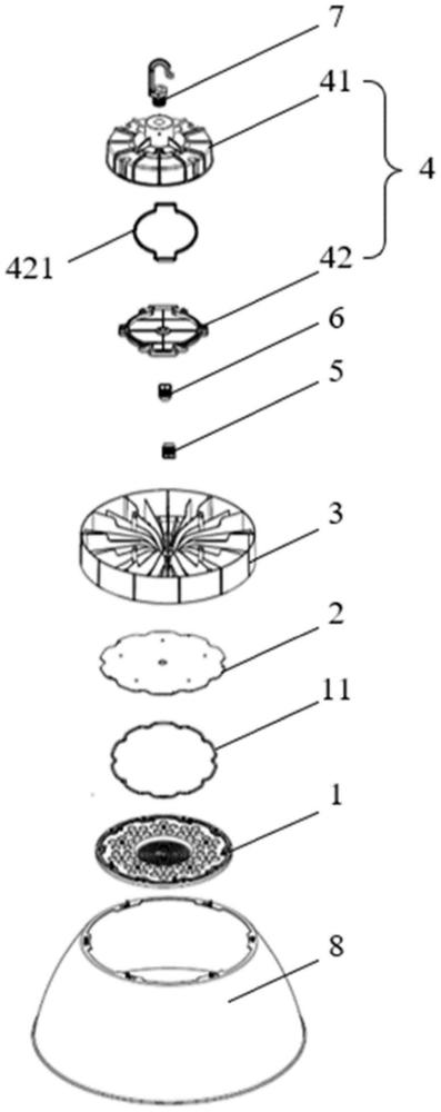 一種高散熱防水的LED工礦燈的制作方法