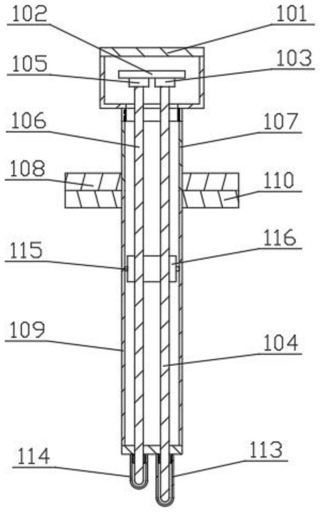 一種雙頭測量熱電偶的制作方法