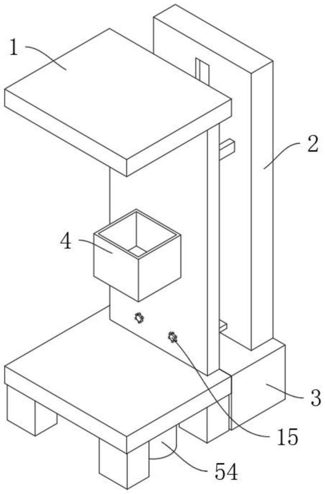 一種具有調(diào)節(jié)功能的提升機(jī)安裝架的制作方法