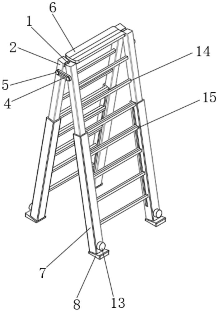 一種空調(diào)安裝用多功能梯架的制作方法