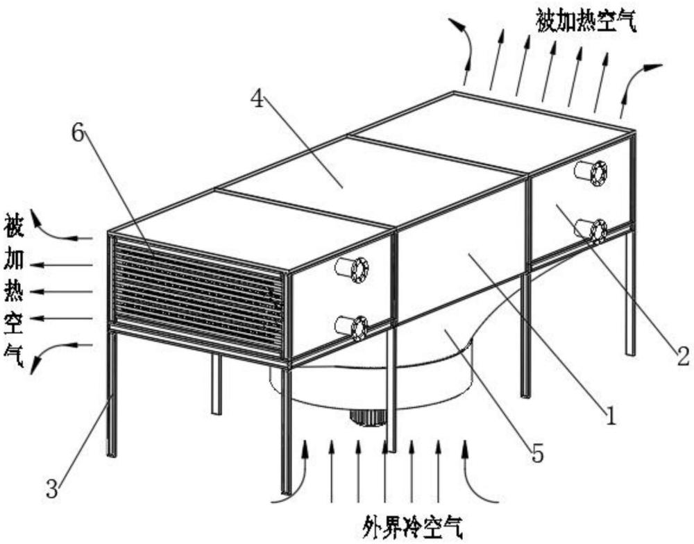 一種新型橫流式空冷器的制作方法