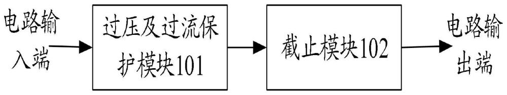 一種過壓及過流的保護(hù)電路的制作方法