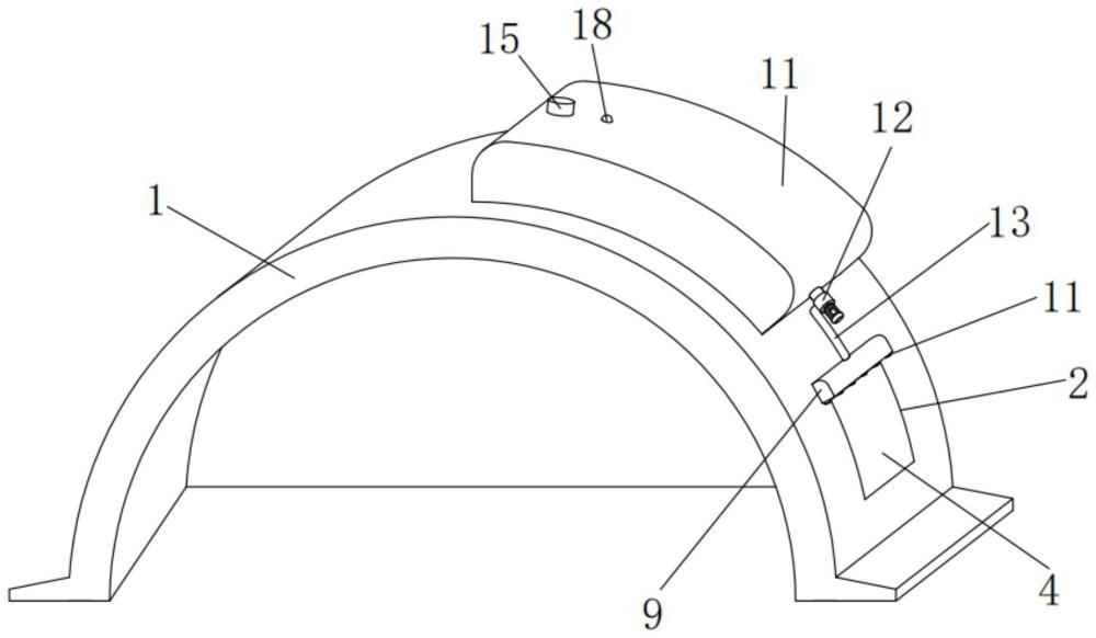 一種隱藏線式電動三輪車擋泥板的制作方法