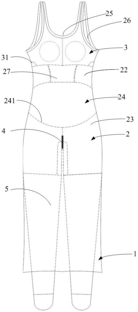 一種適用于孕婦的體型矯正服飾的制作方法