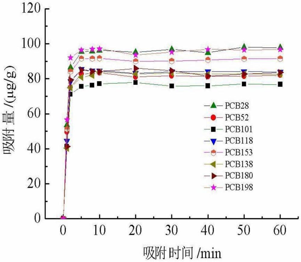 一種快速吸附多氯聯(lián)苯的磁性多孔碳@環(huán)糊精/環(huán)氧氯丙烷共聚物及其制備方法和應(yīng)用與流程