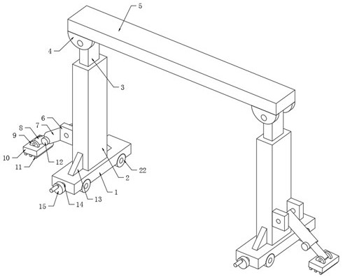 一種建筑工程施工用龍門架的制作方法