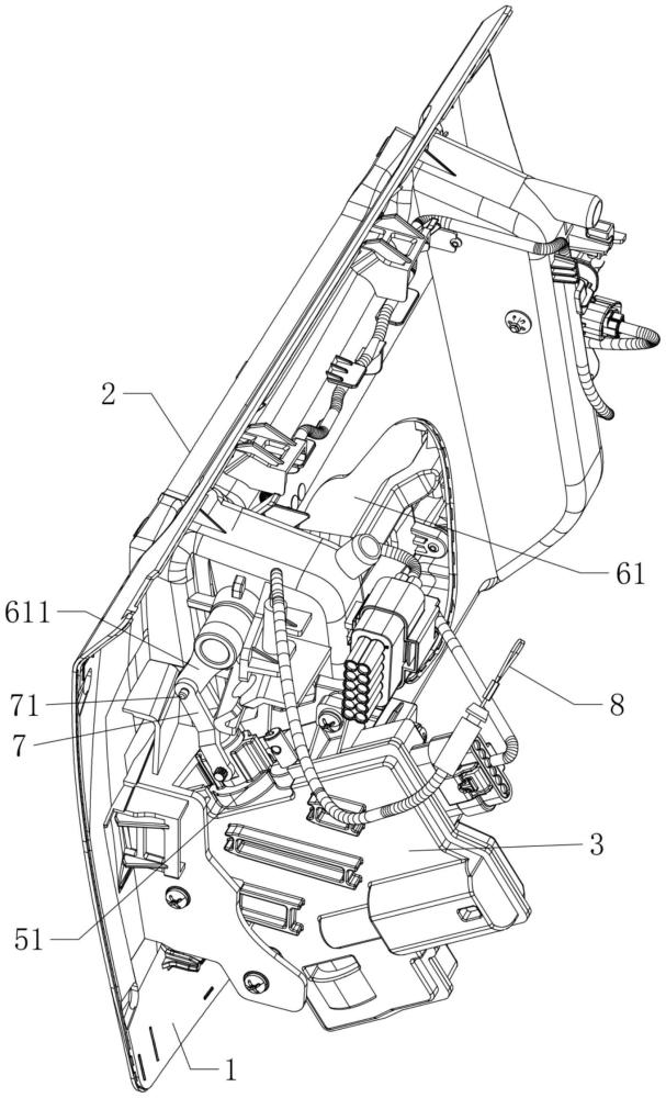 一種具有大輸出力驅(qū)動結(jié)構(gòu)的汽車充電口蓋的制作方法