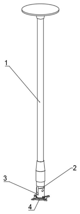 一種無(wú)人機(jī)折疊支撐架的制作方法