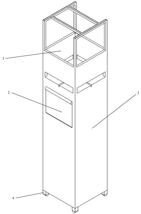 一種盛放多種類清潔物品的陶瓷柜的制作方法