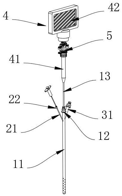 一種內(nèi)窺鏡引導下的經(jīng)皮可視腹腔探查和精準引流設(shè)備的制作方法