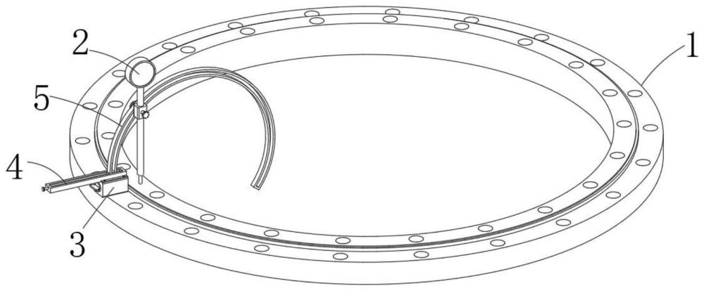 用于風(fēng)力發(fā)電機(jī)組變槳軸承軸向跳動(dòng)檢測(cè)機(jī)構(gòu)的制作方法