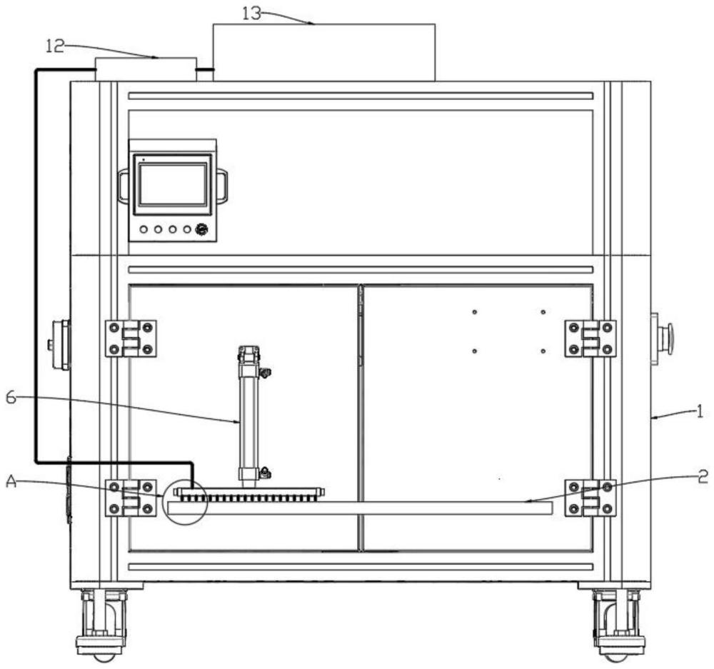 一種電容器加工用噴金裝置的制作方法