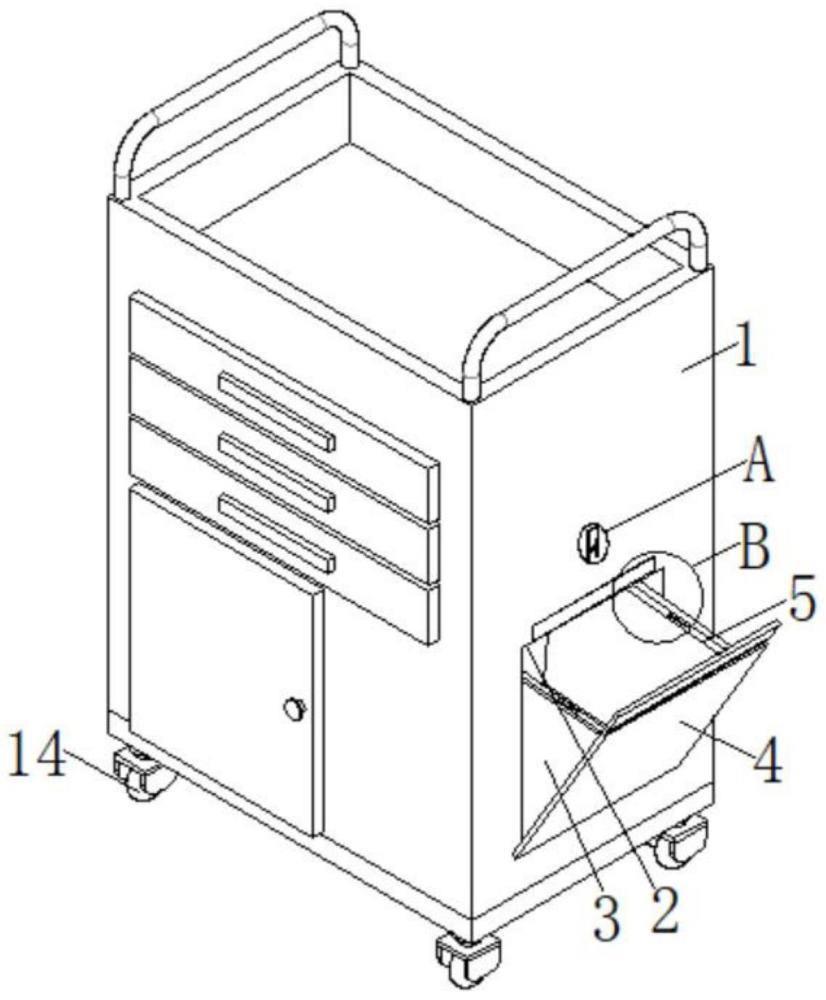 一種醫(yī)療護(hù)理急救用手推車的制作方法