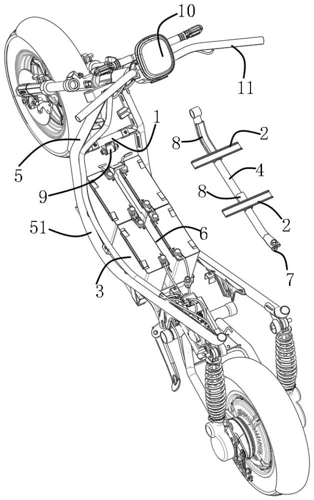 具有框架式車(chē)架的電動(dòng)車(chē)的制作方法