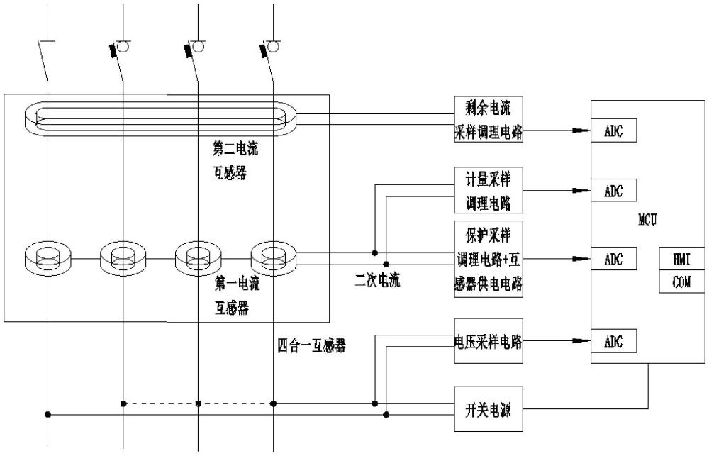 斷路器的采樣電路及斷路器的制作方法