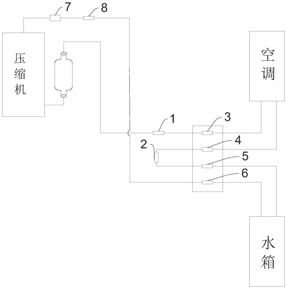 一種結(jié)構(gòu)簡單的熱泵空調(diào)熱水系統(tǒng)的制作方法