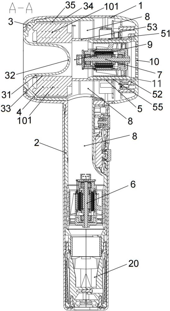 一種雙電機(jī)吹風(fēng)機(jī)的制作方法