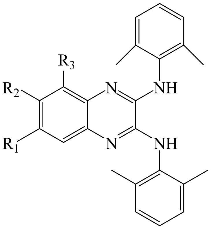 一種（2,6-二甲基苯基）喹喔啉雙胺衍生物在制備抗腫瘤藥物組合物中的應(yīng)用