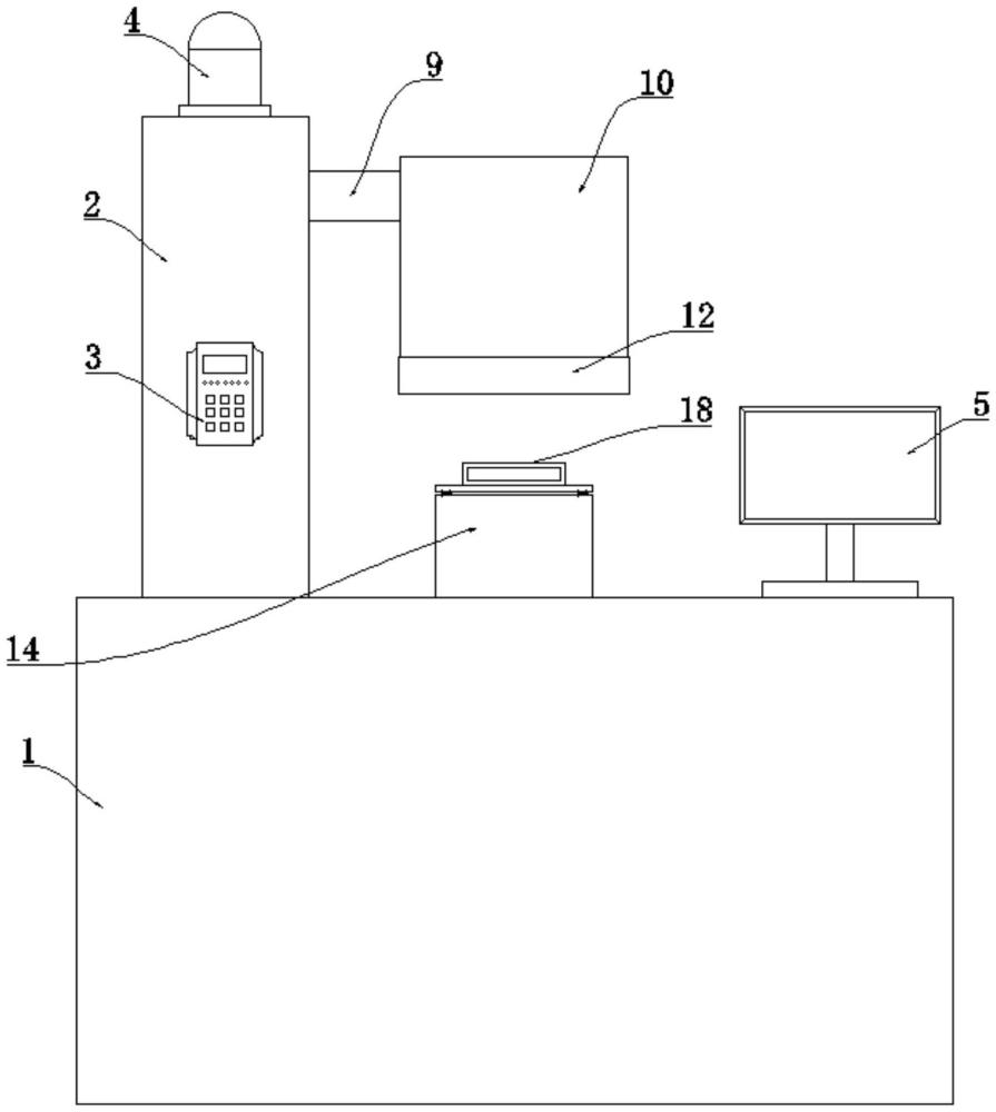 一種材料透光率檢測設備的制作方法