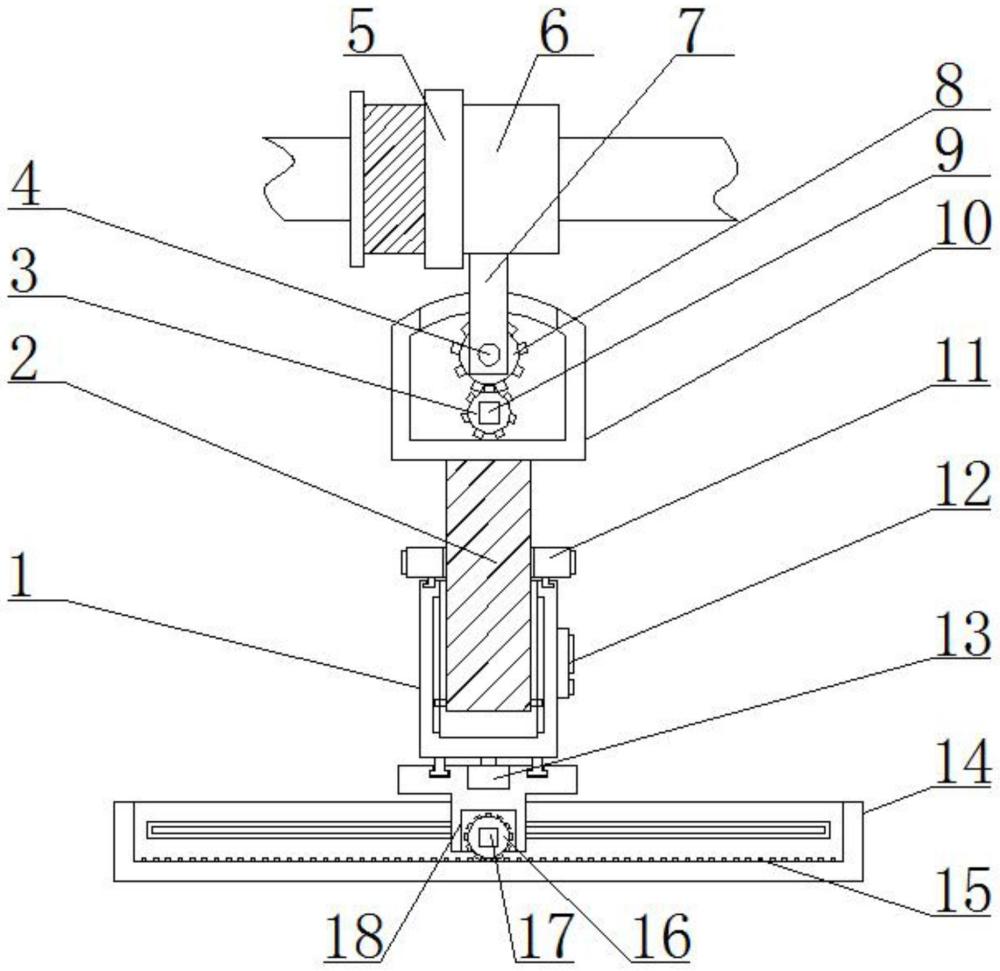 一種消防設施工程施工用管道安裝機構(gòu)的制作方法