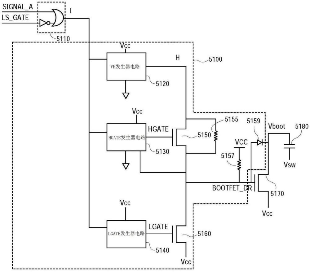 GaN半橋電路和GaN自舉電源電壓發(fā)生器電路的制作方法