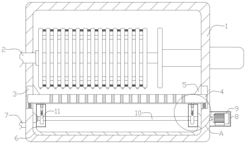 一種污水處理疊螺壓濾機(jī)防堵組件的制作方法