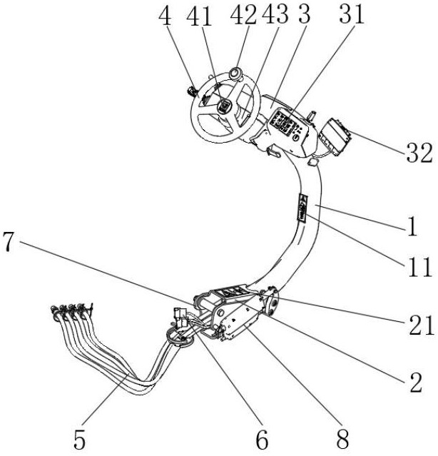 一種汽車方向轉(zhuǎn)向控制機(jī)構(gòu)的制作方法