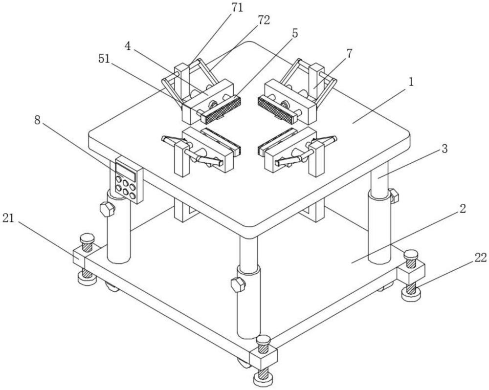 一種電氣自動(dòng)化可移動(dòng)夾具裝置的制作方法