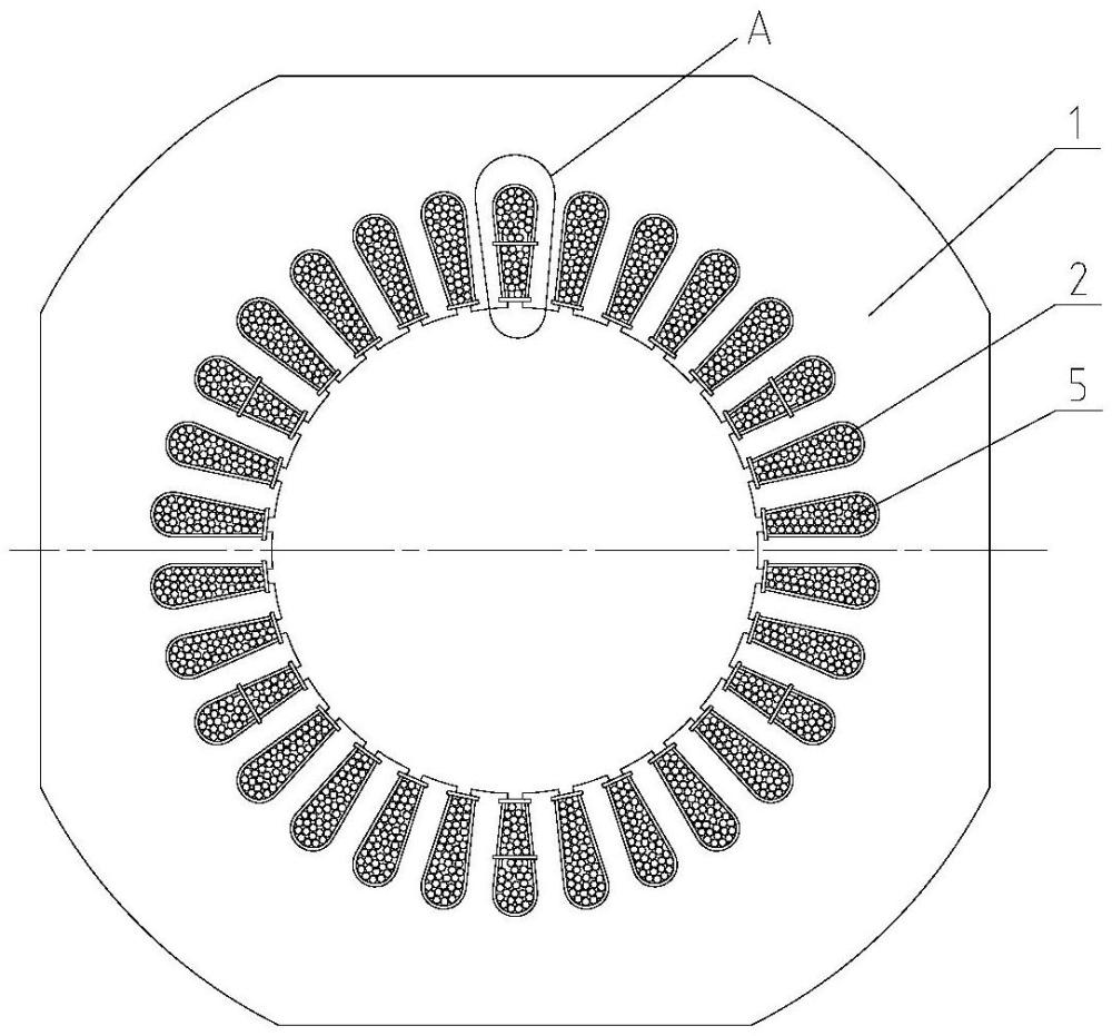 渦旋壓縮機(jī)用電機(jī)定子槽絕緣結(jié)構(gòu)的制作方法