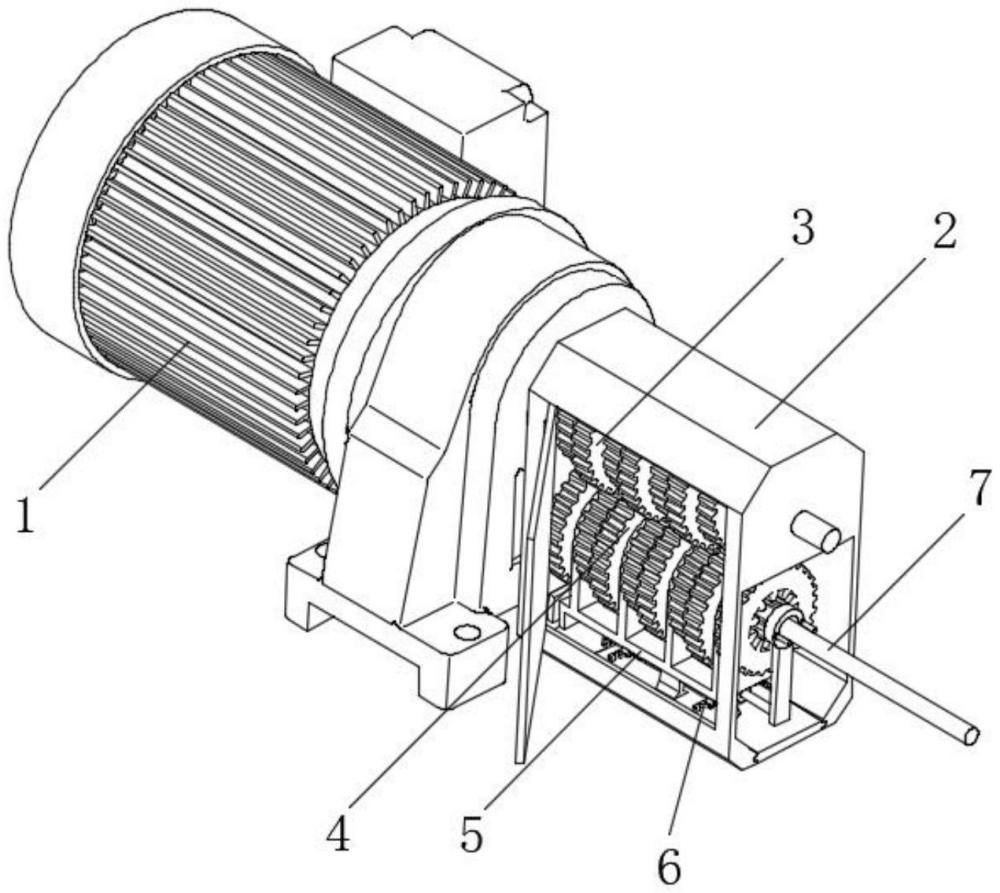 一種電機(jī)與減速器結(jié)合一體的電機(jī)傳動(dòng)機(jī)構(gòu)的制作方法