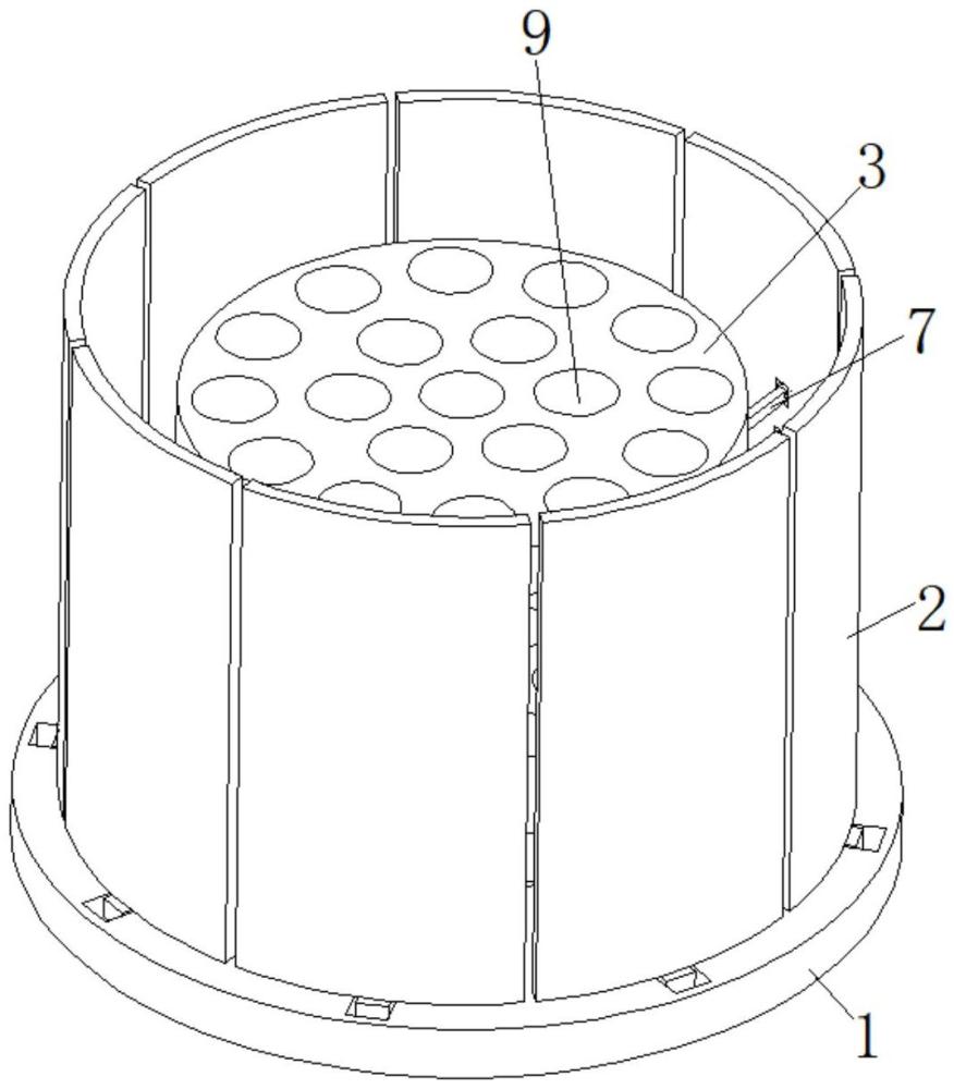 一種建筑材料通風(fēng)容納裝置的制作方法