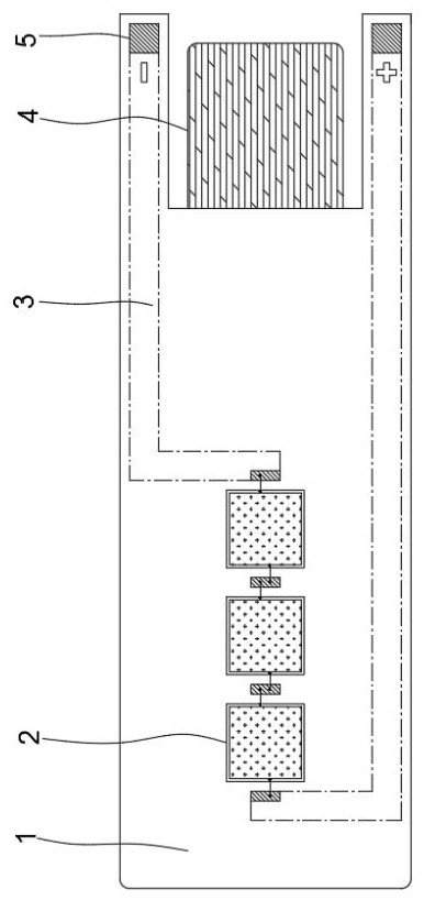 一種基于熱管封裝的LED光源組件的制作方法